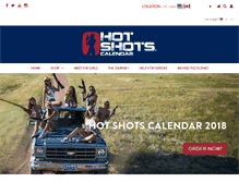 Tablet Screenshot of hotshotscalendar.com